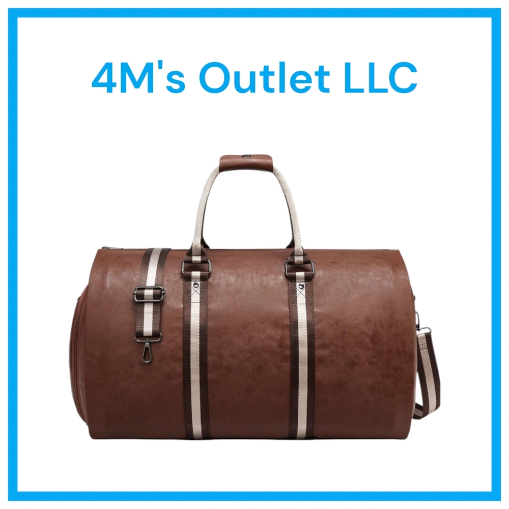 Brown Leather Duffel Bag